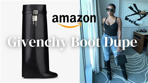 boots givenchy dupe|givenchy lock boots.